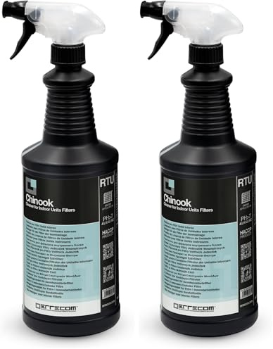 ERRECOM Chinook, Nettoyant pour Filtres Climatiseur, 1 L (Lot de 2)