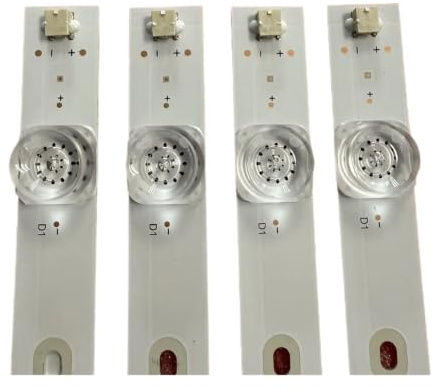 LED-remsa for 50F6000 TE-50F6100P E4SFT5017 E2SW5018 P8Q0H E4SW5017RKU | 5 set For 5 TV