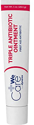 Dynarex Triple Antibiotic Ointment, Topical Antibiotic Cream Used for Minor Wounds such as Cuts, Scrapes, and Burns, Convenient First Aid Ointment 1 oz. Tube, 1 Tube