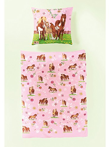 Pferdefreunde Bettwäsche 80x80 cm - 135x200 cm 80x80 cm - 135x200 cm