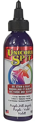 Unicorn SPiT Purple Hill Majesty 5770009 Gel Stain and Glaze Purple Water-based Paint 118ml