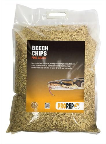 ProRep Beech Chips Fine 25L | Reptile Substrate | 3-6mm | Natural Substrate | 25L Bag