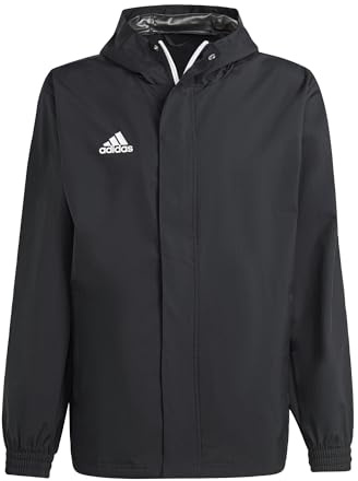adidas Men's Entrada 22 All-Weather Jacket, Black, XXL