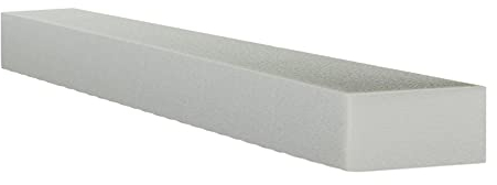 SEEBAUER living® Schaumstoffstreifen MEDIUM | RG35/40 | Matratzenverlängerung | Matratzenausgleich aus PU-Schaum | Formstabil und langlebig | 10 x 12 x 200 cm