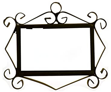 Nazari M-1 Carreaux en céramique espagnole peinte à la main 11 x 5,5 cm ou 5,5 x 11 cm pour numéro de maison et lettres (cadre de tuiles Wire 3)