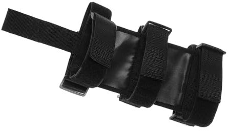 VILLCASE Supporto Estintore Auto Con Fascia in Nylon Resistente Design Minimalista Stabile e Facile Da Installare Per Estintore Portatile Carrello e Parete Accessorio Sicurezza Veicolo Eleg