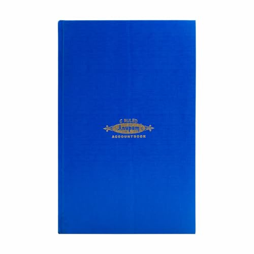 Anupam Registre des stocks | Papier grand livre vert | 100 g/m², 280 pages | Numérotation de série A-Z | Couverture rigide pour une longue durée de vie | Entrepôt et usine (GEN 063, 4QR)