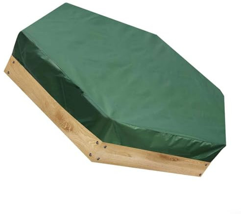 Copertura per sabbiera da giardino in tessuto Oxford 210D, protezione dalle intemperie per sabbiera, impermeabile, antipolvere, per piscine con diverse dimensioni (140 x 110 x 20 cm)