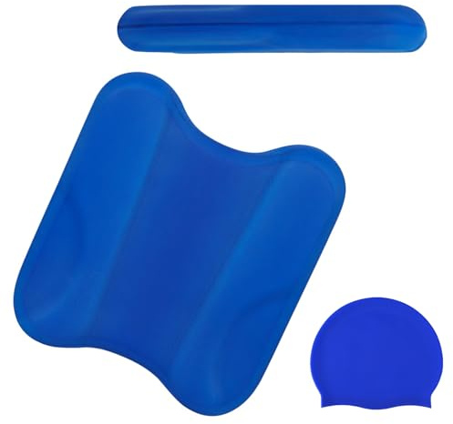 Wapasezyar Pull Kick Schwimmbrett Kinder & Erwachsene, Schwimmbrett for Competitive Swimmers or Beginners, Schwimmhilfe, optimierung der Technik und Wasserlage beim Schwimmtraining (Blau)