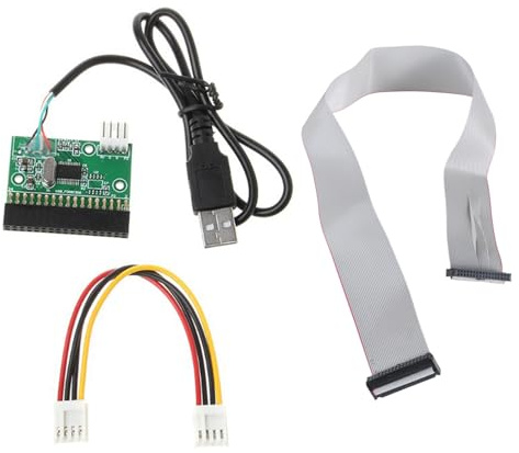 ZHENNB USB Diskettenlaufwerk Konverterplatine mit 34-Pin Anschluss für Vintage Computer Enthusiasten, Diskettenlaufwerk