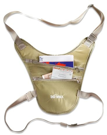 Tatonka Skin Chest Holster - Reise-Geldbeutel zum versteckten Tragen unter dem Arm - Passend für mehrere EU-Reisepässe