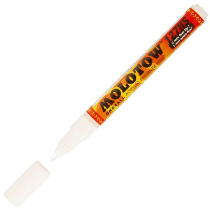 Belton Molotow One4All 127HS Marker, 2mm Spitze,(5,0ml) Farbe: signalweiss(160)