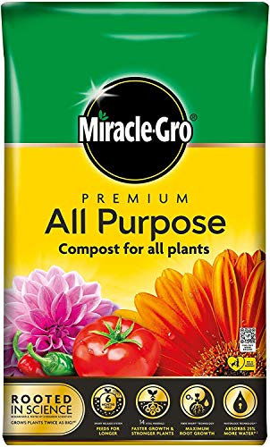 Miracle-Gro All Purpose Enriched Compost 45L x2 - **ENRICHED WITH PLANT FOOD**