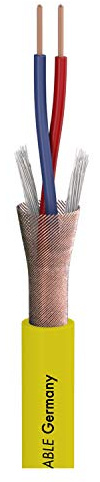 SOMMER CABLE - Mikrofonkabel Stage 22 Highflex, Gelb (30 m)