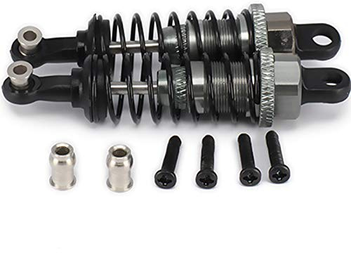 Hbbebdgg 2 StüCke öL Einstellbare 65Mm StoßDäMpfer DäMpfer für Rc 1/18 A959 A969 A979 K929, Titanium
