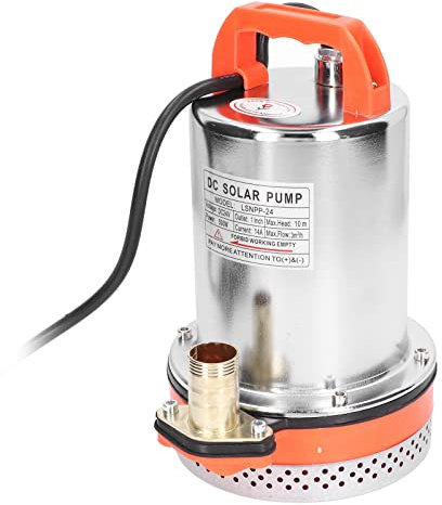 JMorCO Pompa per Pozzi Profondi DC, Pompa sommersa DC in Acciaio Inossidabile 3800 Giri/Minuto Resistente alla corrosione per Uso Industriale per orticoltura