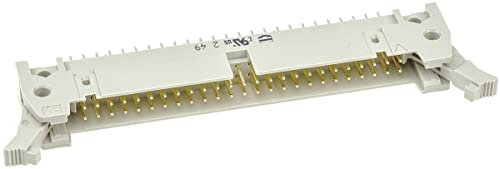 HARTING SEK 18 Leiterplatten-Stiftleiste gerade, 50-polig / 2-reihig, Raster 2.54mm, Kabel-Platine,