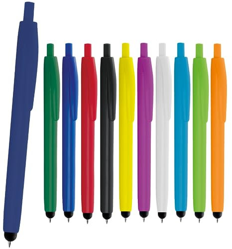 Hole Gadget ® | Penne Personalizzate Touch Pubblicitarie con Scritta, Logo Ideali come Gadget Personalizzati Promozionali per Aziende, Fiere ed Omaggio Clienti, Matrimonio o Compleanno PD108 (400)