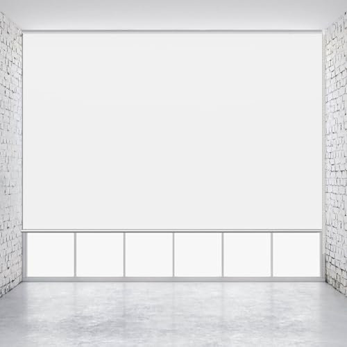 Doppelrollo Klemmfix Ohne Bohren 40 x 80 cm Blickdicht Hitzeschutz Verdunkelung Dachfenster Rollo Höhe Stufenlos Verstellbar für Fenster und Türen, Weiß