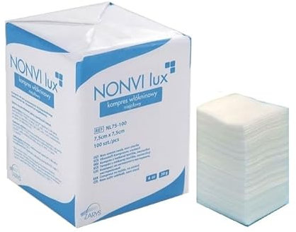 MEDICALMONO - Compresse di garza TNT NON STERILI, tessuto non tessuto, 4 strati - 100 pz (CM 10X20 CM)