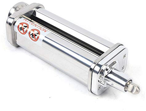 FLaig Pasta Attachment Set, Three-Piece Pasta Attachment, Stainless Steel Accessories, Food Processor for Pasta Leaf Roller, Spaghetti Cutter, Fettuccine Cutter Noodles (Size : Nudelblatt Roller)