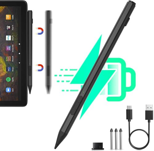 USI 2.0 Stylus Pen for Chromebook, Amazon Fire Max 11, Lenovo Chromebook Duet Pen, Acer Chromebook Spin 314 Stylus, HP, Google Pixel Tablet Stylus, USI Chromebook Pen Stylus with USB-C Fast Charge