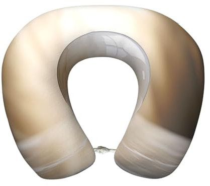 Personalisiertes Reisekissen aus Memory-Schaum mit Marmor-Druck, geeignet zum Schlafen in mehreren Szenarien