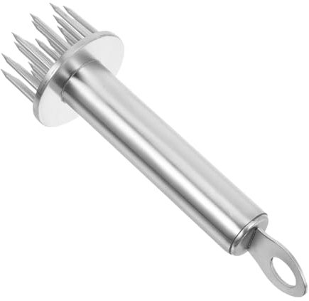 Alipis Inséreur De Viande Machine à Desserrer Les Steaks Attendrisseur Agrafeuse à Viande Aiguilles à Emballer La Viande Poudre D'attendrisseur De Viande Livre De Poulet Acier Inoxydable