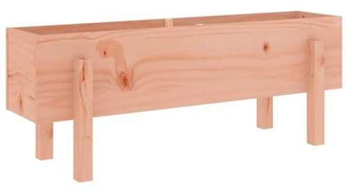 Bancal de madera maciza de Douglas (sin tratar) – resistente jardín para verduras y hierbas – ideal para pequeños jardines y balcones