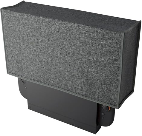 PlayVital Cover Antipolvere per Nintendo Switch 2, Copertura Nylon Coperchio Protettivo Impermeabile Antigraffio per Nintendo Switch 2 Console & Charging Dock, Grigio