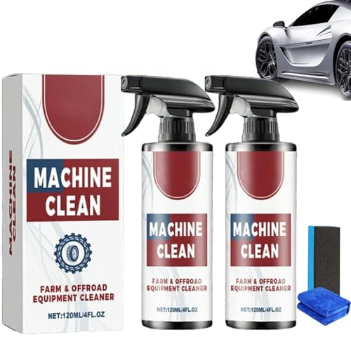 2Pezzi Detergente multiuso per esterni ad alta resistenza,Spray detergente per cerchi Machine Clean,Schiuma lucidante e rigenerante per pneumatici auto, per pneumatici in gomma