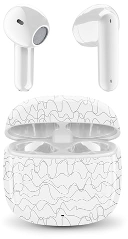 Music Sound - SHOWY - Auricolari Bluetooth TWS - Design a Capsula - Senza Fili - Custodia di Ricarica - Microfono - Play Time fino a 25 ore di ascolto - Tanti colori e fantasie disponibili