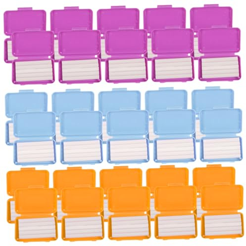 30 Stück Zahnspangenwachs kieferorthopädische Wachsstreifen mit Fruchtgeschmack und Aufbewahrungsbox für Aligner Zahnspangenträger Brackets unsichtbare Zahnspangen