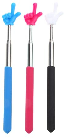 Puntero telescópico para profesores, puntero de mano extensible, puntero retráctil para aula, punteros telescópicos para profesores, punteros de mano para señalar