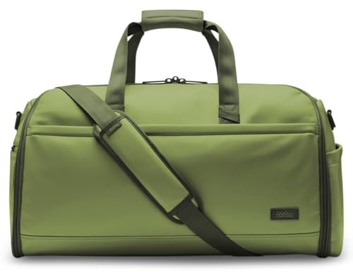 Halfday Convertible 2-in-1 Vegan Leather Premium Garment Duffel 45L, Leaf