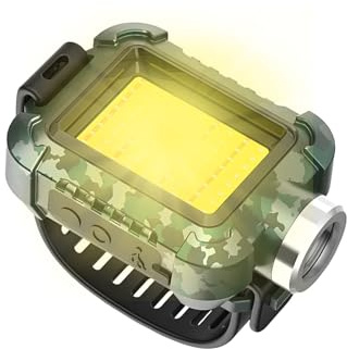 Genérico - Lámpara frontal de carreras de 1000 mAh con correa para la noche, luz de noche, para caminar, seguridad – lámpara recargable para camping, senderismo, trabajo, coche, bicicleta de
