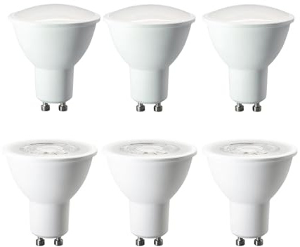 eufeifeiegds 8 Stück dimmbare LED-Spots (0-100%), 220 V, GU10-Sockel, 3 W, 5, 7, 9, tageslichtweißes Licht for die Heimdekoration(120 Degree 3000K,3w)