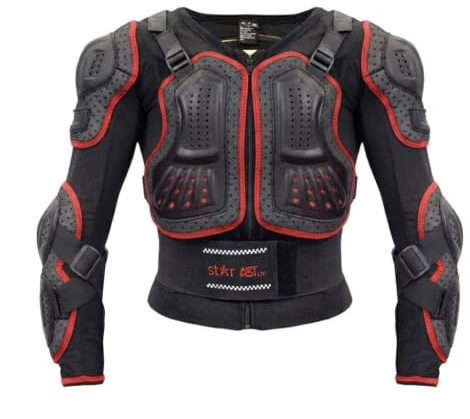 Traje de motocicleta para niños, protectores ligeros para la espalda, para motocross, BMX, ciclismo, todoterreno, deportes al aire libre, armadura de protección