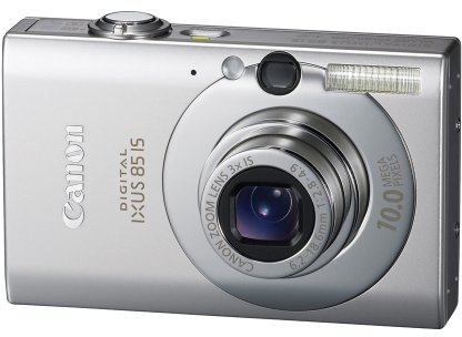 Canon Digital IXUS 85 IS - Cámara Digital (10 MP, Zoom óptico de 3X, Pantalla de 6,4 cm (2,5), estabilizador de Imagen), Color Plateado