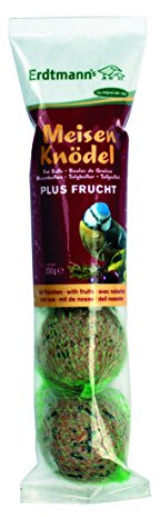 Erdtmanns Meisenknödel PLUS Frucht, Spezialmeisenknödel 4er-Pack