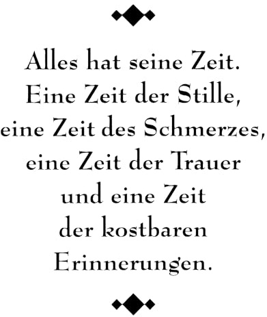 efco Clear Stamps Alles hat seine Zeit Stempel 7.4x10.5 cm Silikon Motivstempel für Grußkarten Einladungen Scrapbooking Geschenkverpackungen Ganzjährig kombinierbar mit Stempelreiniger pflegen