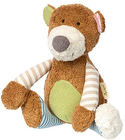 sigikid Bär Green Kuscheltier Babyspielzeug Stofftier Schurwolle Geschenk | Pure Organic Collection - natürliches Spielzeug aus 100% Bio-Baumwolle (kbA) und Füllung aus Schurwolle