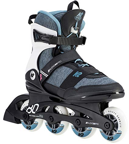 K2 Skates Damen Inline Skates ALEXIS 80 PRO, black - grey - blue, 30D0772.1.1.105