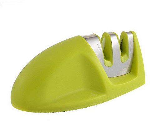 XINGYU Manual knife sharpener 3 stages diamond steel ceramic coated knife sharpener kitchen sharpening tools Dropshipping,10x5.5cm green
