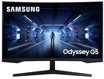 Samsung Monitor Gaming Odyssey G5 Curvo 27Eye Saver Mode, Flicker Free