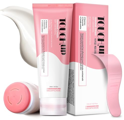 Touch-Up Painless Hair Removal Gel for Bikini Area - All Skin Types Treatment for Women & Men, 150ml