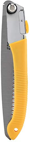 Glomora Sierra Plegable Portátil, Sierra Manual con Hoja De 280 Mm para Cortar Madera, Podar, Jardinería Y Paisajismo, Mecanismo De Plegado Fácil(270 Metal Flat)