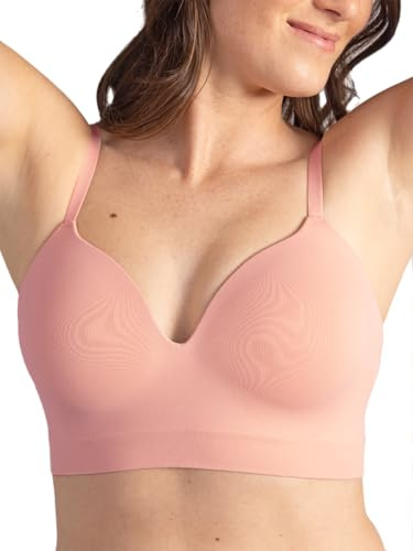 SHAPERMINT Bras for Women - Lingerie Bra, Bralettes for Women with Support, No Underwire Plus Size Bras for Women Rose Tan