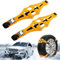 Fairypeach Catene Auto, 2Pcs Catene da Neve, Fascette da Neve, Car Snow Chains, Fascette da Neve Auto, per Pneumatici con Larghezza Compresa Tra 165-275 mm, per Maggior Parte Delle Auto, Camion e SUV
