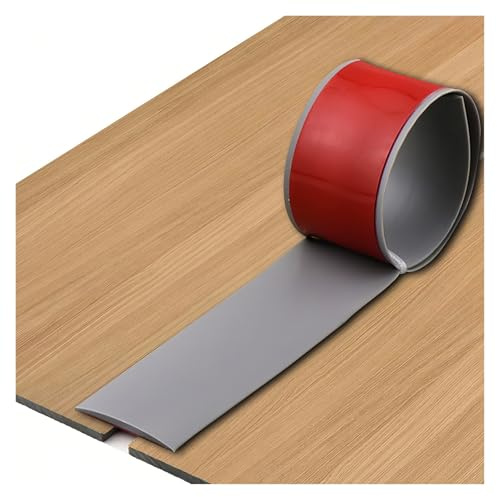 Floor Door Divider StripDoor Carpet Edge Strip Meter Carpet Trim Strip, Adhesive Floor Transition Strip, Joining Carpets to Laminate, Wood or Tile Flooring(Gray,5mx4cm)